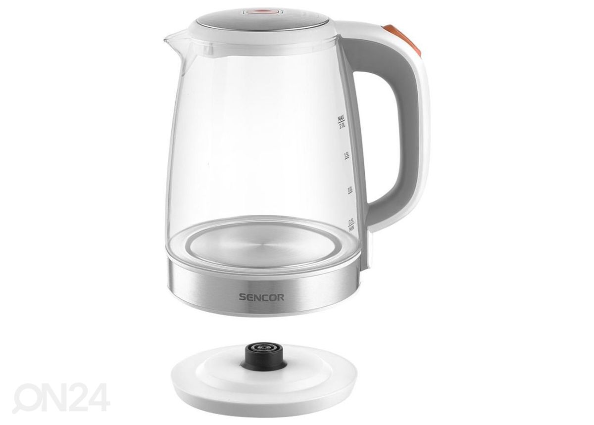 Lasinen vedenkeitin Sencor SWK20A80GY kuvasuurennos