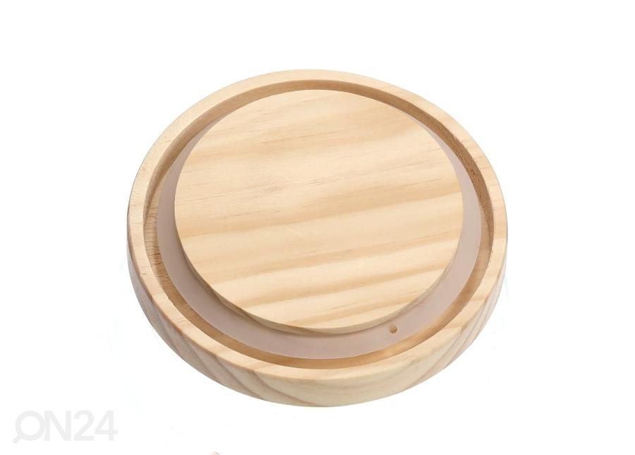 Lasipurkki puukannella 1270 ml kuvasuurennos