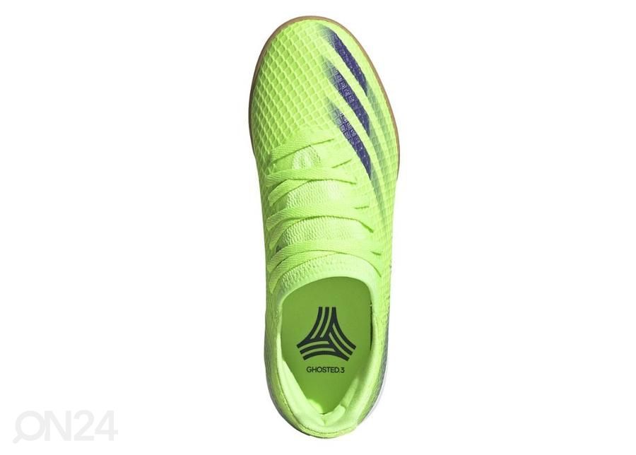 Lasten futsal sisäpelikengät Adidas X Ghosted.3 IN Jr kuvasuurennos