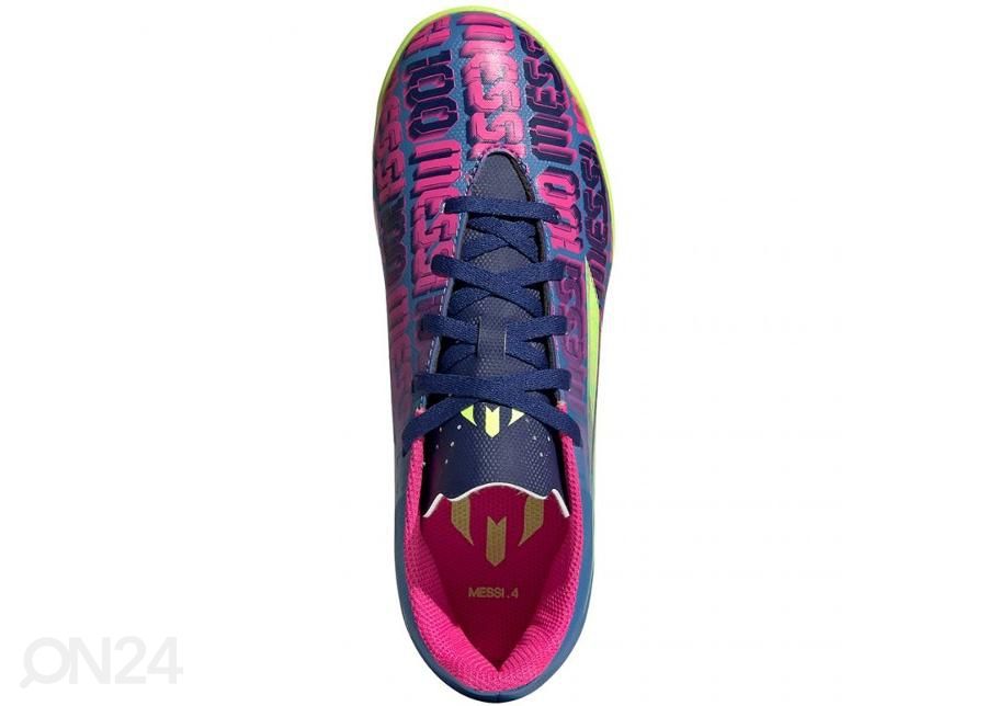 Lasten futsal sisäpelikengät Adidas X Speedflow Messi.4 IN kuvasuurennos