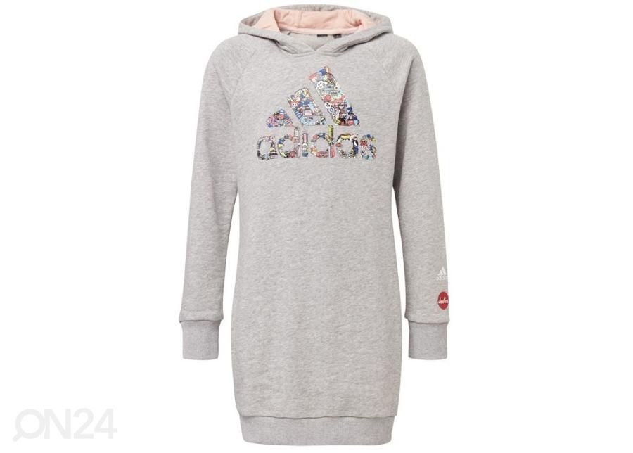 Lasten huppari Adidas Cleofus Long Hoodie kuvasuurennos