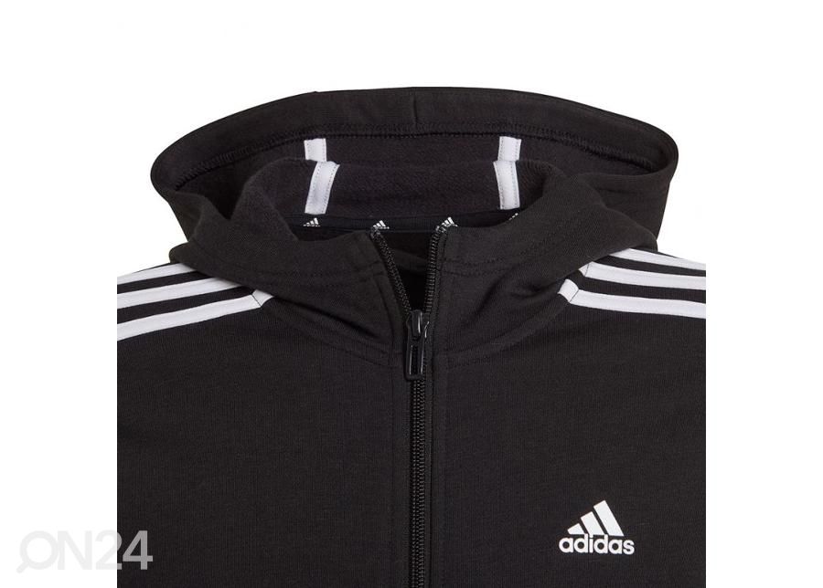 Lasten huppari Adidas Essentials 3S Flecee Full-Zip kuvasuurennos