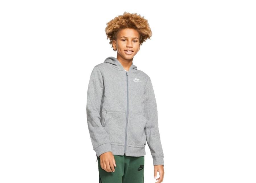 Lasten huppari Nike NSW Hoodie Club JR BV3699-091 kuvasuurennos