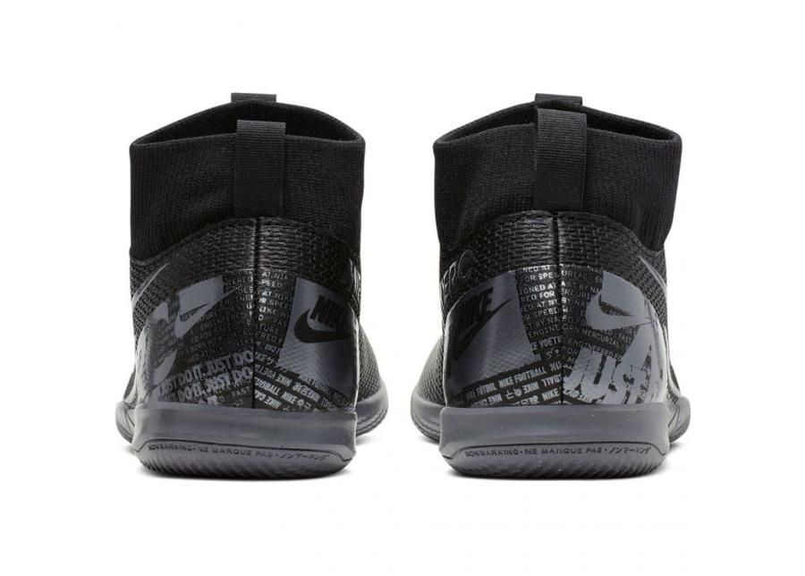 Lasten jalkapallokengät Nike Mercurial Superfly 7 Academy IC JR AT8135 001 mustat kuvasuurennos