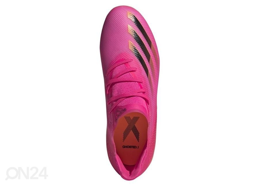 Lasten jalkapallokengät nurmikentälle Adidas X Ghosted.1 FG kuvasuurennos