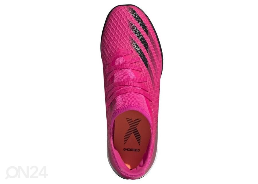 Lasten jalkapallokengät nurmikentälle/tekonurmelle Adidas X Ghosted.3 TF kuvasuurennos