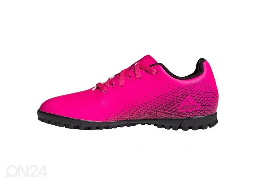 Lasten jalkapallokengät nurmikentälle/tekonurmelle Adidas X Ghosted.4 TF kuvasuurennos