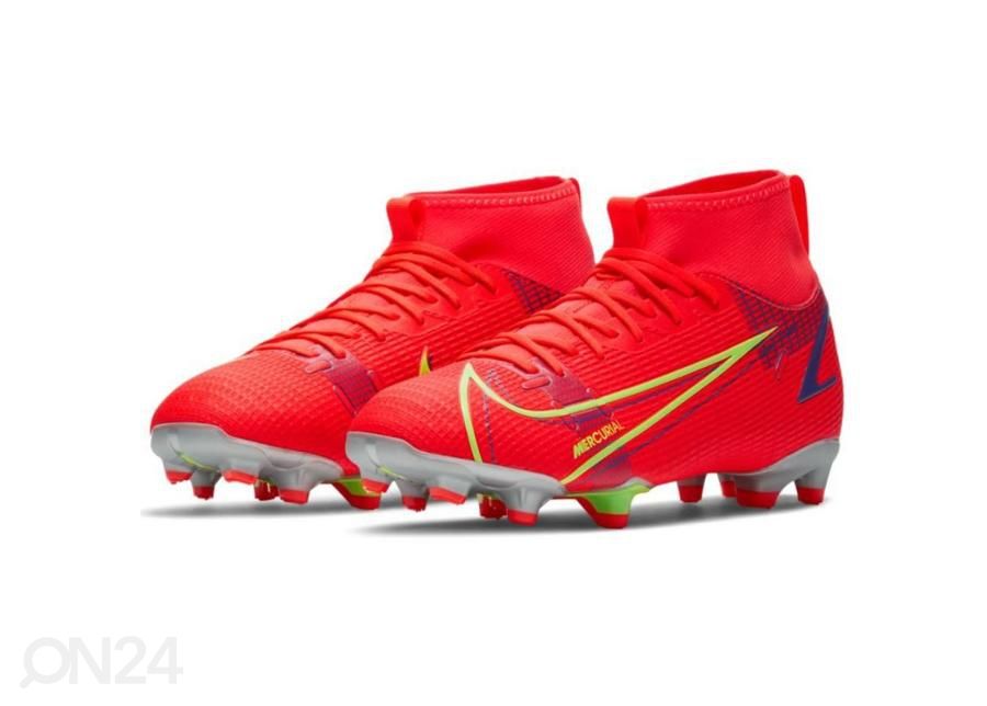 Lasten jalkapallokengät nurmikentälle/tekonurmelle Nike Mercurial Superfly 8 Academy MG kuvasuurennos