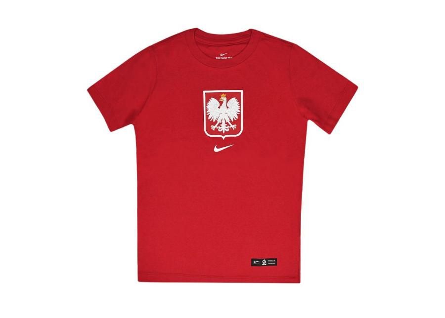 Lasten jalkapallopaita Nike Polska Crest Jr CU1212-611 kuvasuurennos