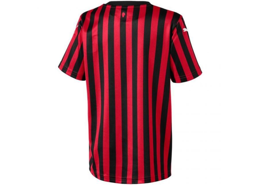 Lasten jalkapallopaita Puma AC Milan Home Shirt Replica SS Jr 755861 01 kuvasuurennos