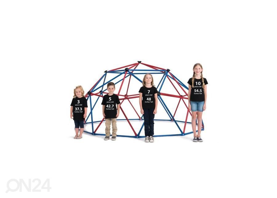 Lasten kiipeilyteline ja teltta Geodome 1,52x3,05 m kuvasuurennos