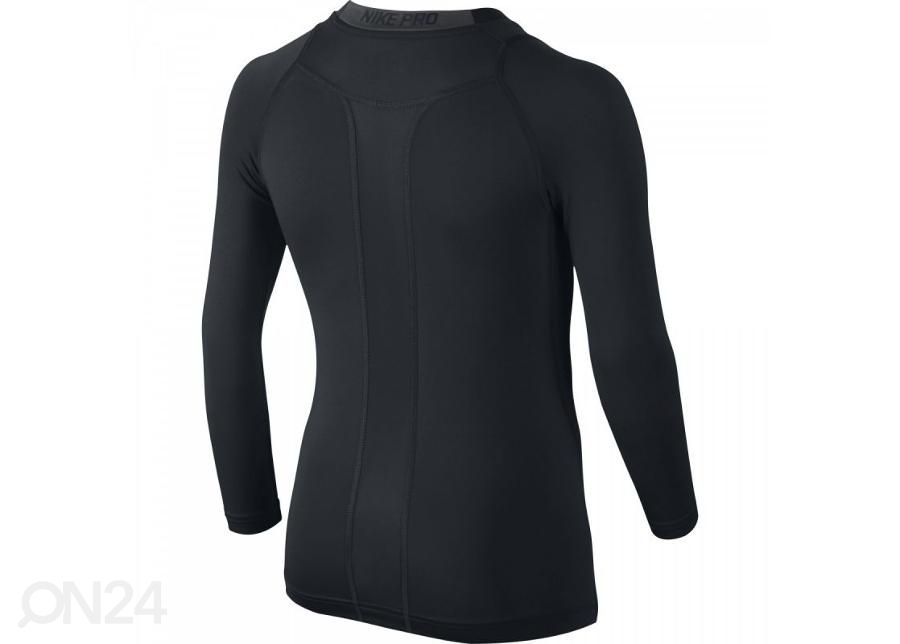 Lasten kompressiopaita Nike Pro Cool HBR Compression Long Sleeve Top Junior 726460-010 kuvasuurennos