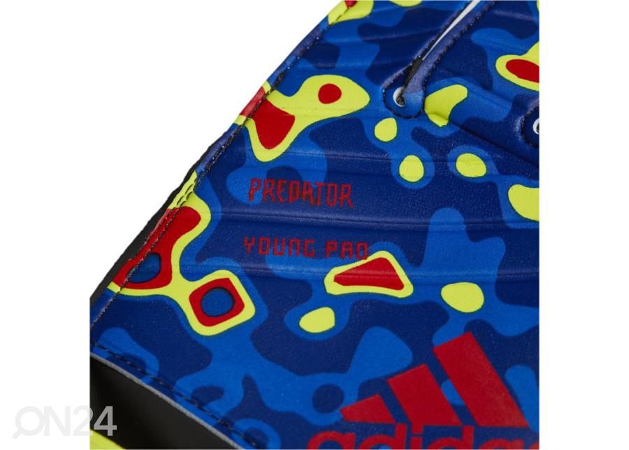 Lasten maalivahdin hanskat Adidas Predator Young Pro MN DN8603 kuvasuurennos