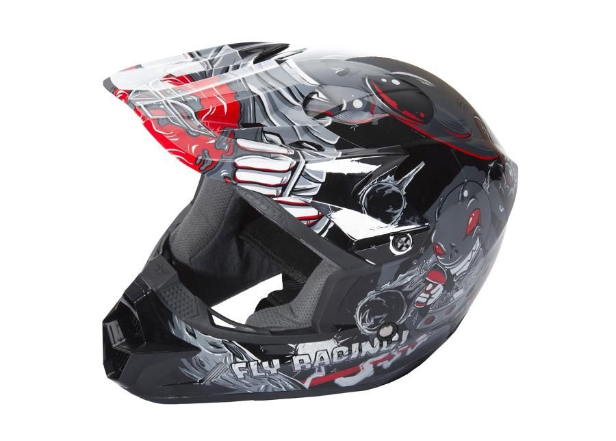 Lasten motocross kypärä Fly Racing Kinetic Youth Invasion kuvasuurennos