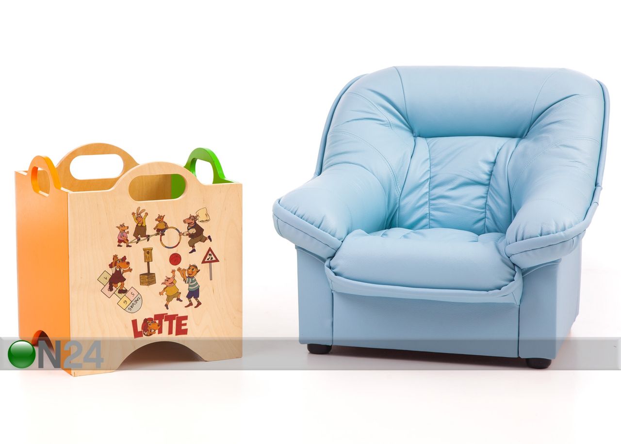 Lasten nojatuoli Mini Spencer + lelulaatikko Lotte kuvasuurennos