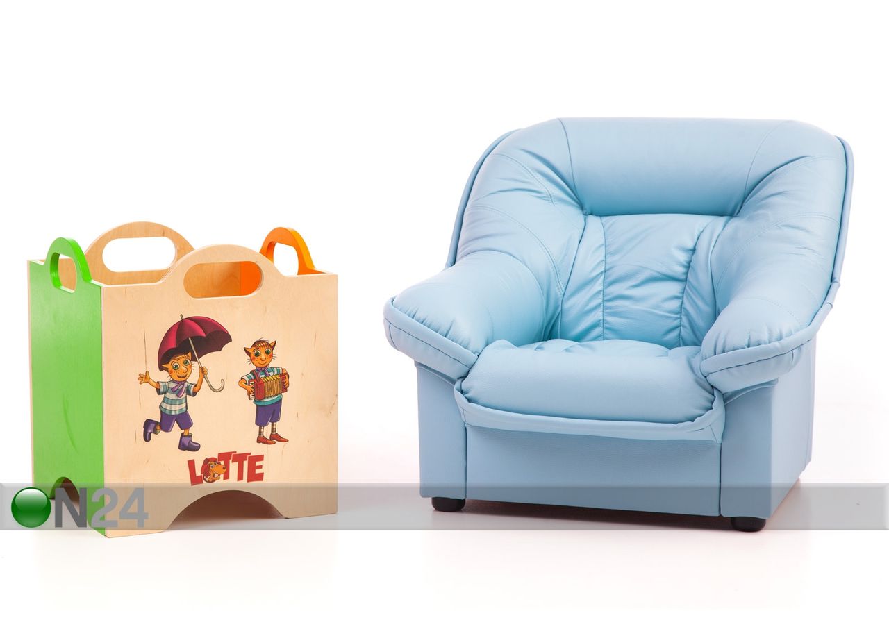 Lasten nojatuoli Mini Spencer + lelulaatikko Lotte kuvasuurennos