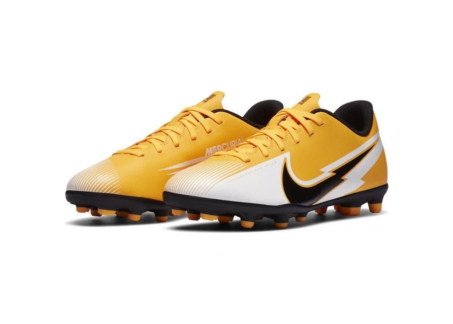 Lasten nurmi-tekonurmi jalkapallokengät Nike Mercurial Vapor 13 Club FG/MG Jr AT8161 801 kuvasuurennos