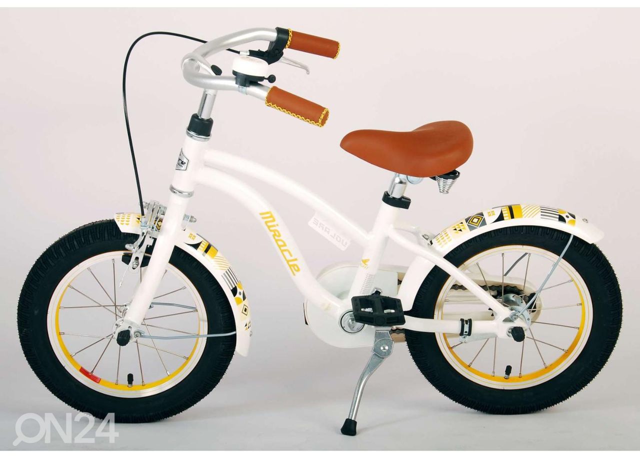 Lasten polkupyörä 14" Volare Miracle Cruiser valkoinen kuvasuurennos