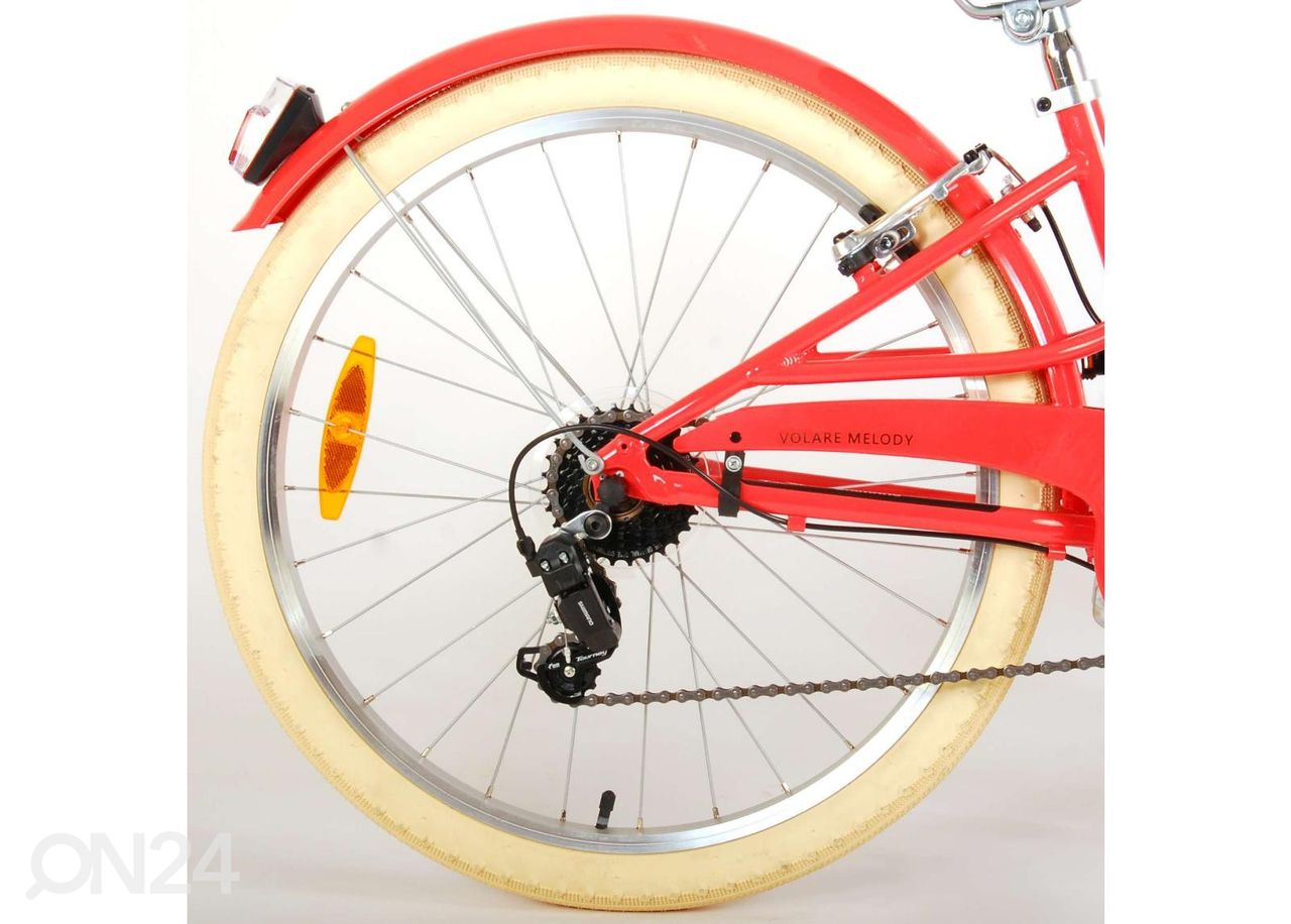 Lasten polkupyörä 24" Volare Melody Prime Collection 6 vaihdetta kuvasuurennos