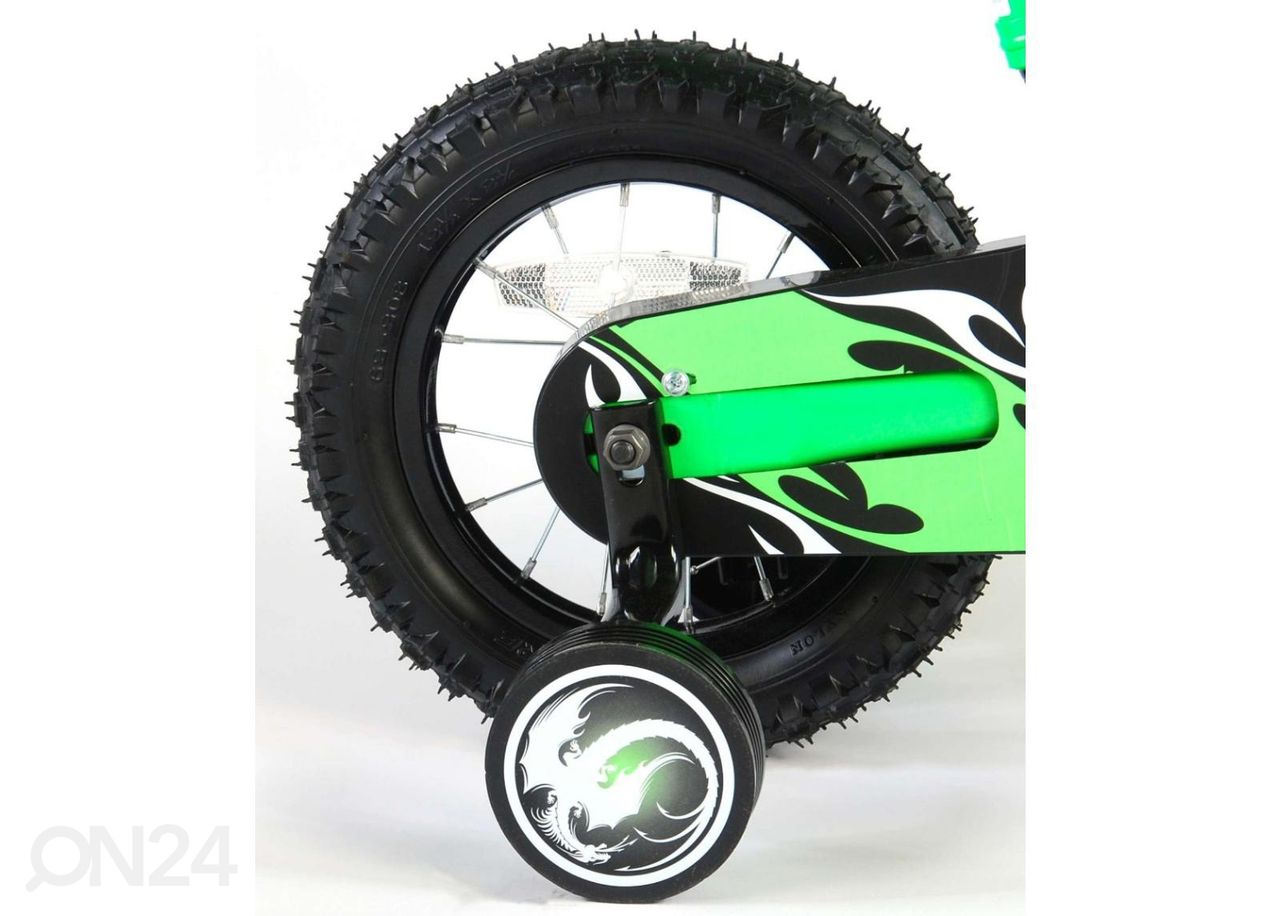 Lasten polkupyörä Motobike Green 12" Volare kuvasuurennos