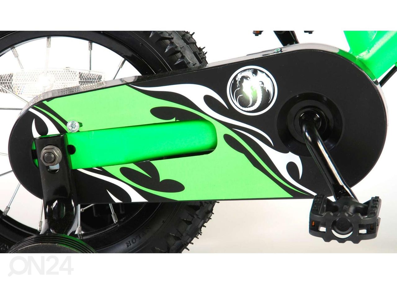 Lasten polkupyörä Motobike Green 12" Volare kuvasuurennos