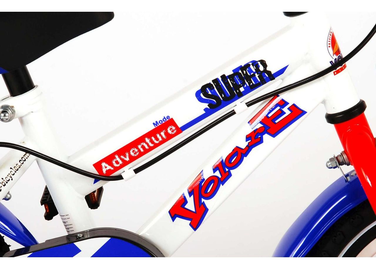 Lasten polkupyörä Super White 12 tuumaa Volare kuvasuurennos