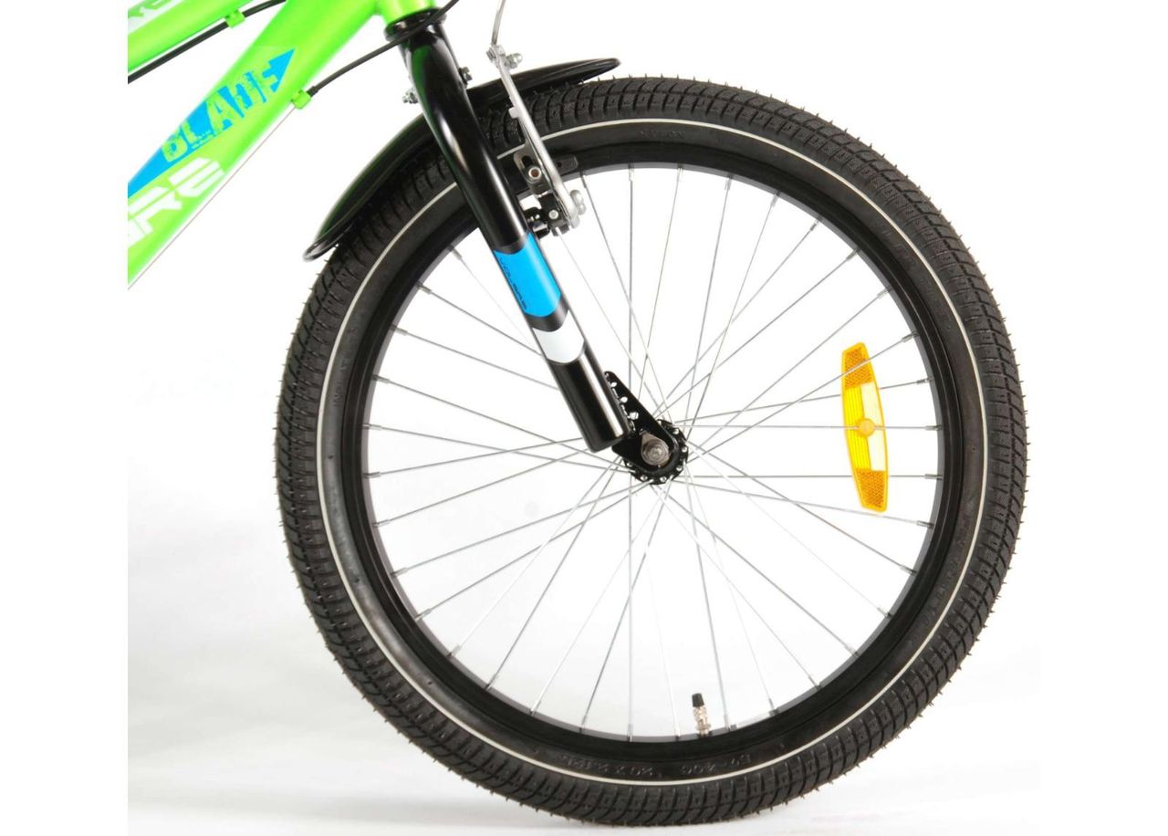 Lasten polkupyörä Volare Blade vihreä 20" kuvasuurennos