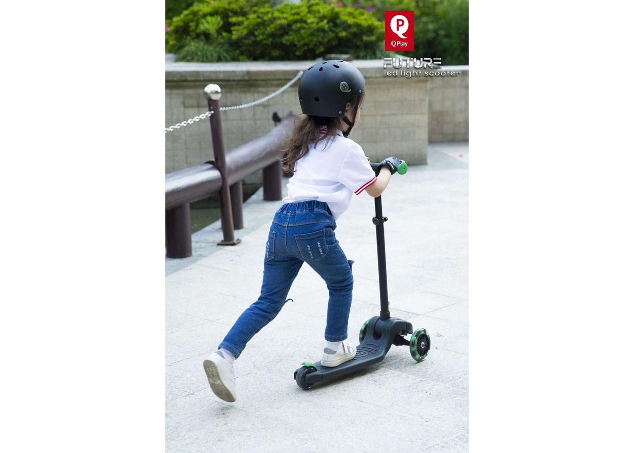 Lasten potkulauta LED-valoilla QPlay Volare kuvasuurennos