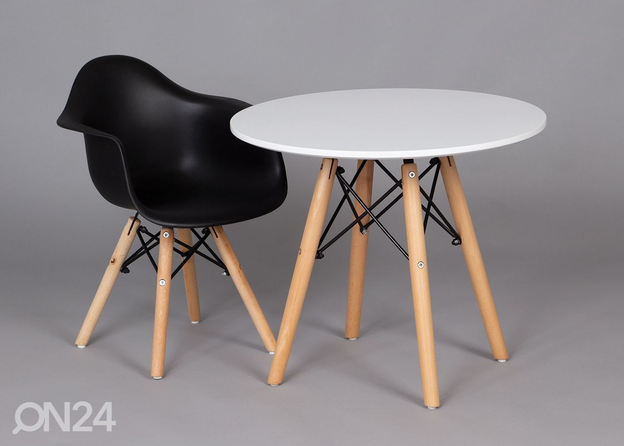 Lasten pöytä Ø 60 cm kuvasuurennos