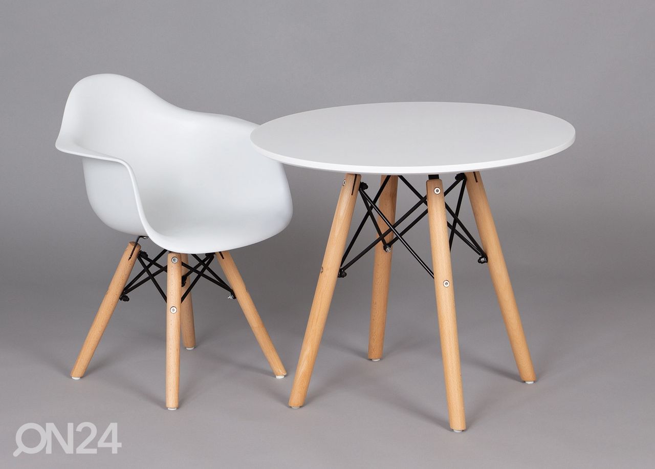 Lasten pöytä Ø 60 cm kuvasuurennos