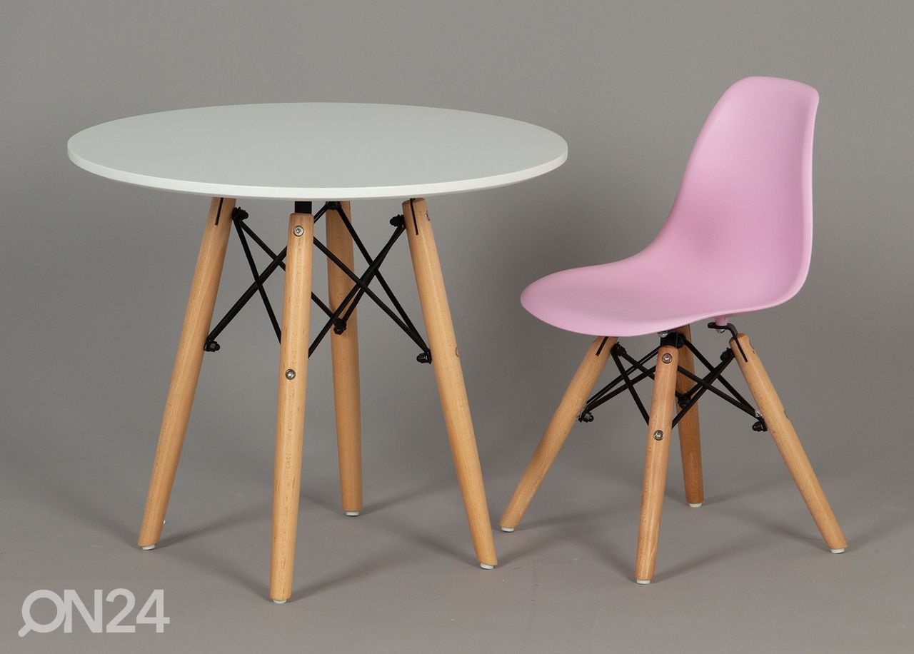 Lasten pöytä Ø 60 cm kuvasuurennos