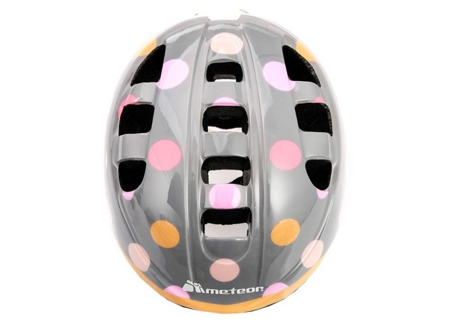 Lasten pyöräilykypärä Meteor dots MA-2 Junior 23954 kuvasuurennos