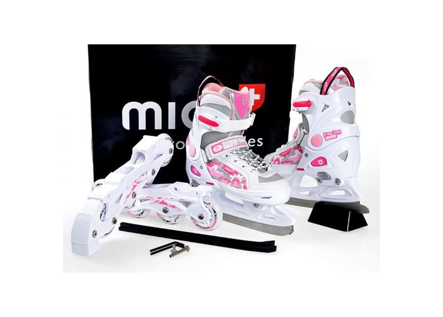 Lasten rullaluistimet/luistimet Mico Princes 2w1 kuvasuurennos