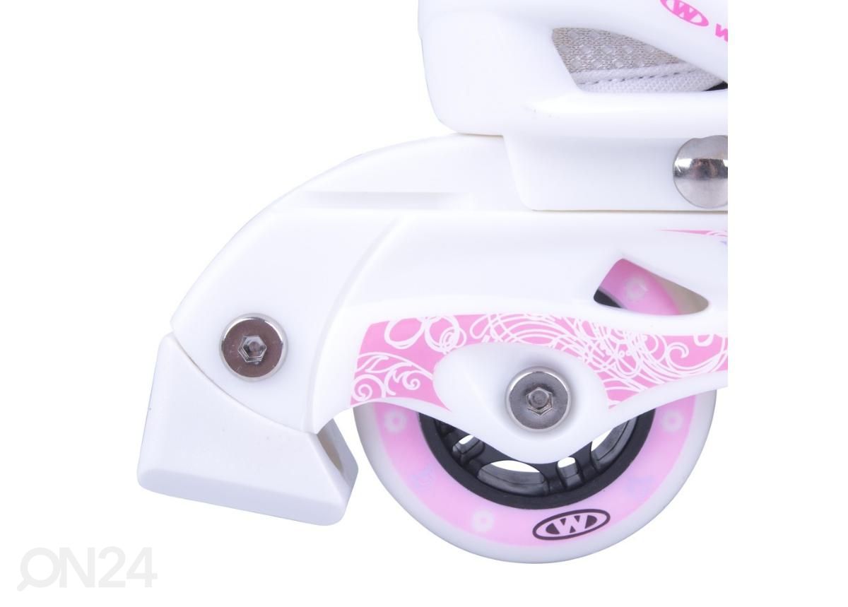 Lasten rullaluistimet WORKER Diane LED koko XS 26-29 kuvasuurennos