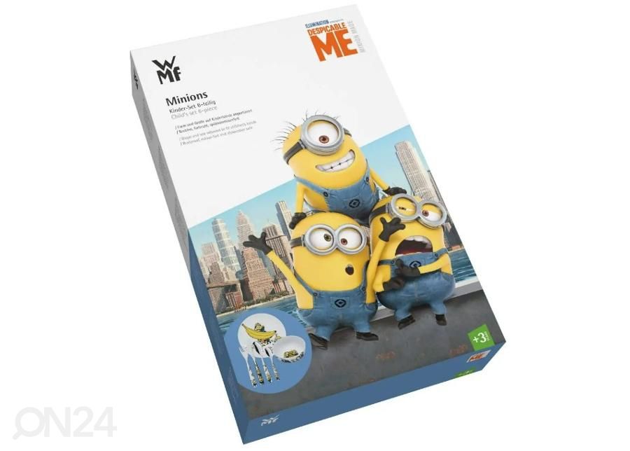 Lasten ruokailusetti WMF Minions 6-osainen kuvasuurennos