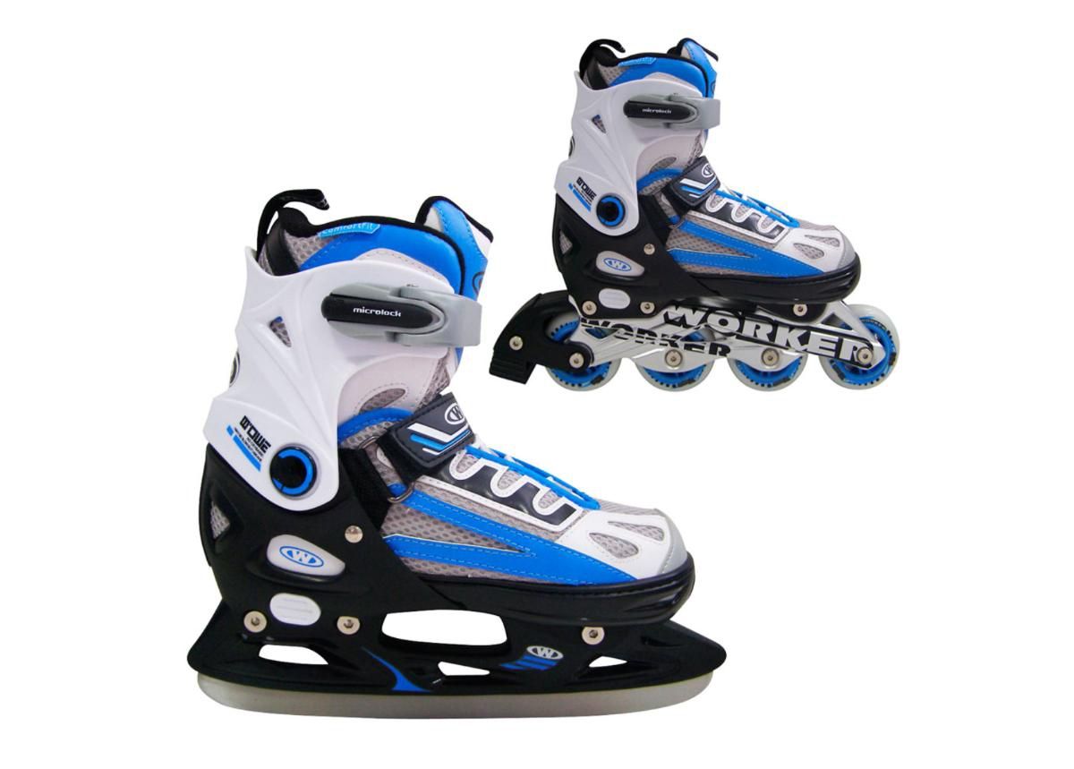 Lasten säädettävät rullaluistimet/luistimet Nolan 2in1 in-line skates WORKER kuvasuurennos