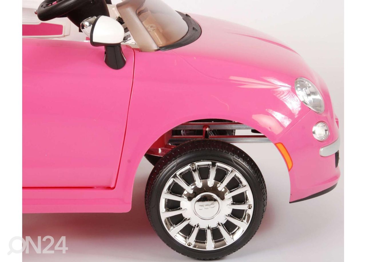 Lasten sähköauto Fiat 500cc 12V kuvasuurennos