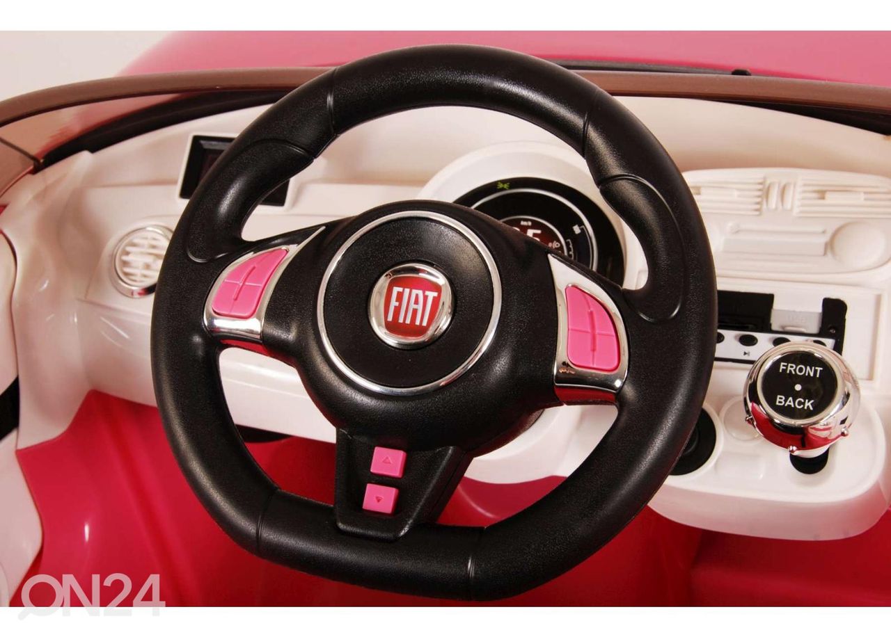 Lasten sähköauto Fiat 500cc 12V kuvasuurennos