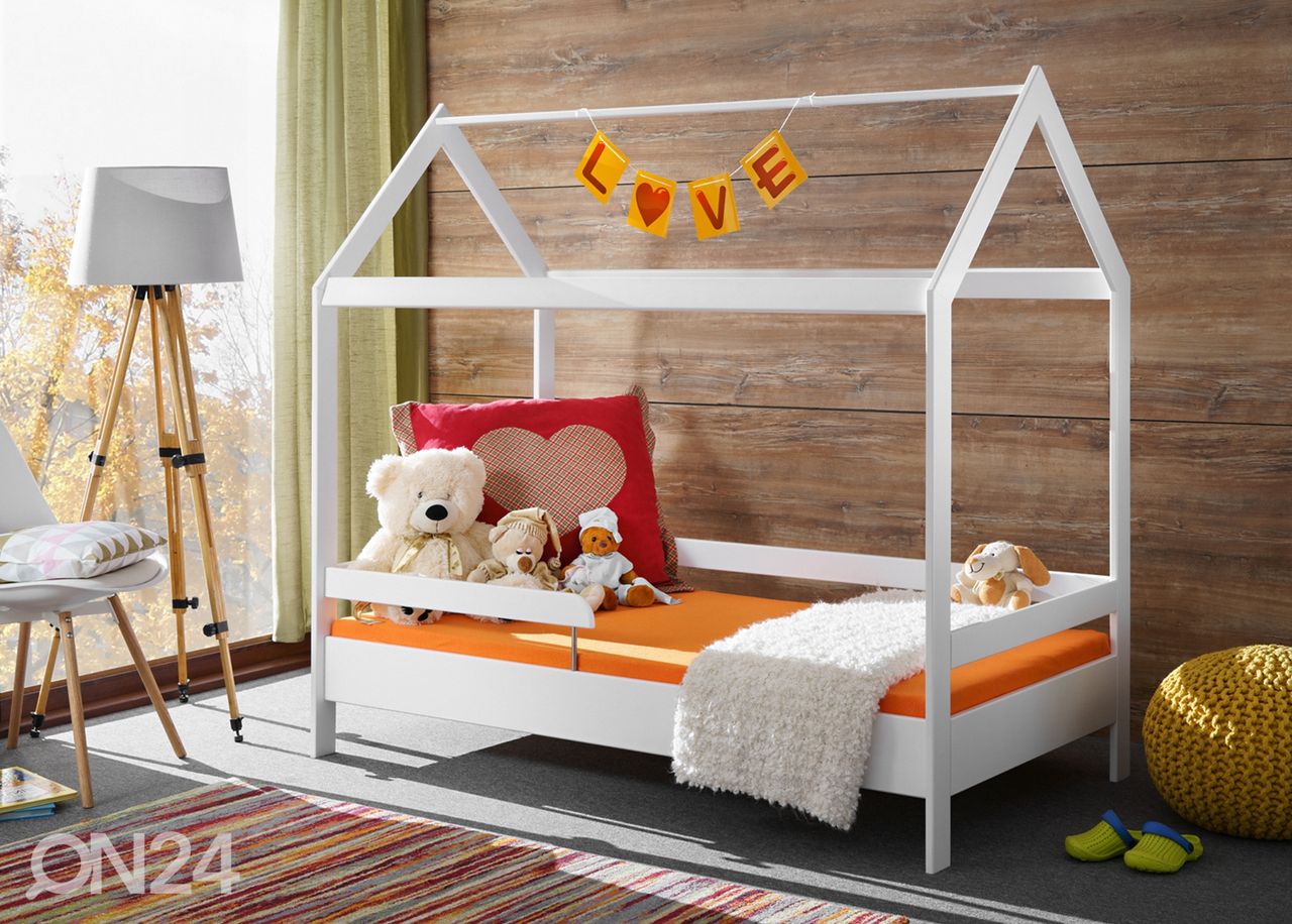 Lasten sänky Tymmi 80x160 cm, valkoinen kuvasuurennos