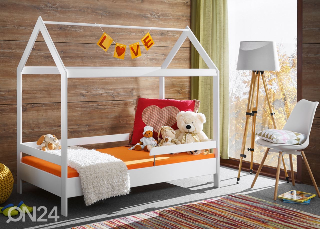 Lasten sänky Tymmi 80x160 cm, valkoinen kuvasuurennos