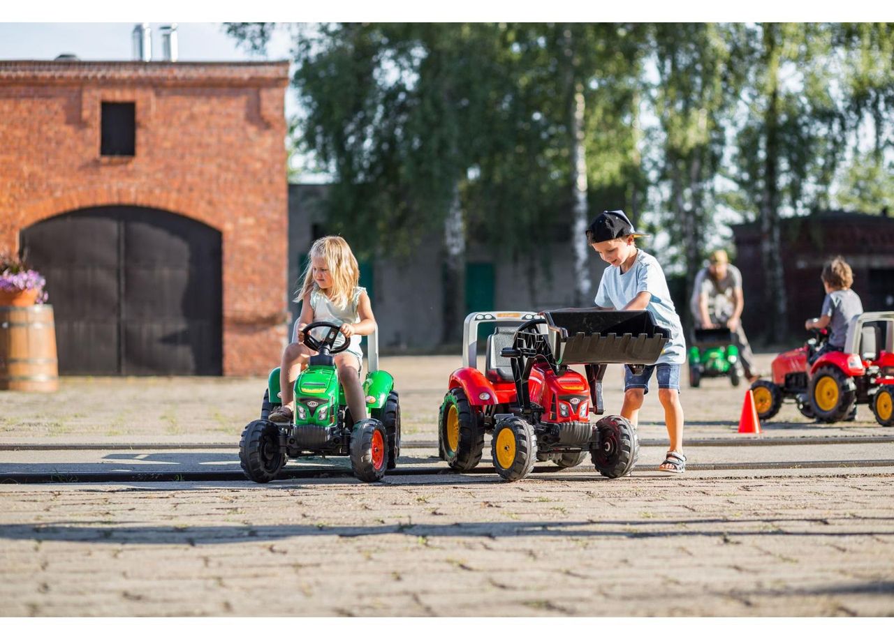 Lasten traktori Supercharger kuvasuurennos