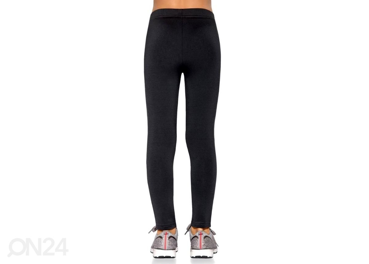 Lasten treenileggingsit BAS BLEU Mimi, grafiitti, koko 116-122 cm kuvasuurennos