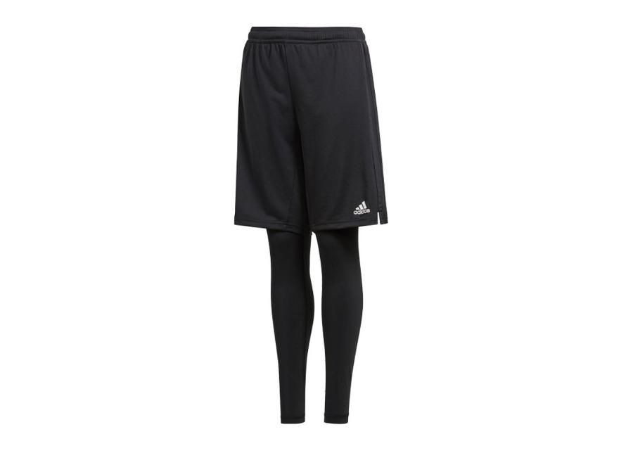 Lasten treenileggingsit/shortsit Adidas Messi Woven Short JR DJ1275 kuvasuurennos
