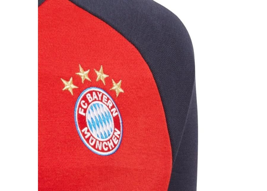 Lasten treenipaita Adidas FC Bayern CR Sweat Jr DX9233 kuvasuurennos