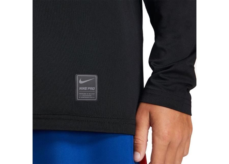 Lasten treenipaita Nike Pro Fitted LS Shirt Junior 858230-011 kuvasuurennos