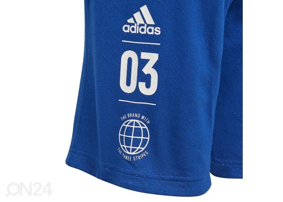 Lasten treenishortsit Adidas YB Sid Short Jr DV1703 kuvasuurennos