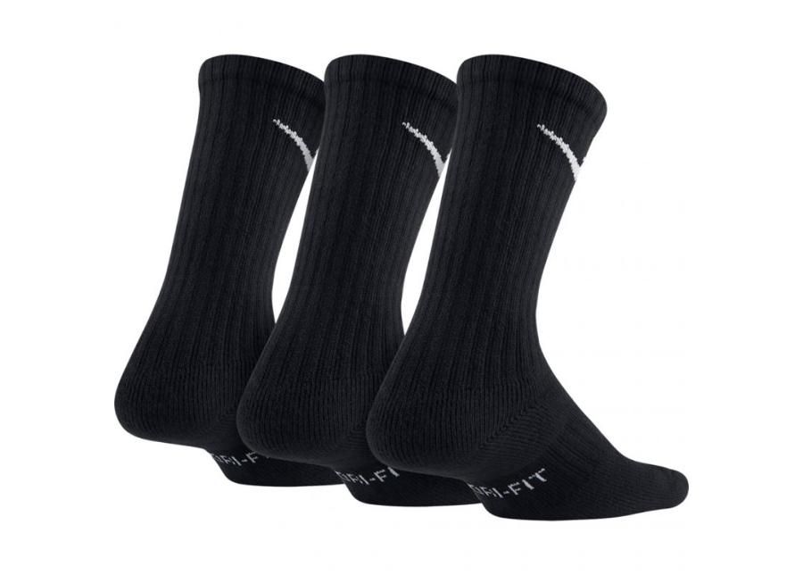 Lasten urheilusukat Nike Performance Cushioned Crew JR SX6842-010 3 paria kuvasuurennos