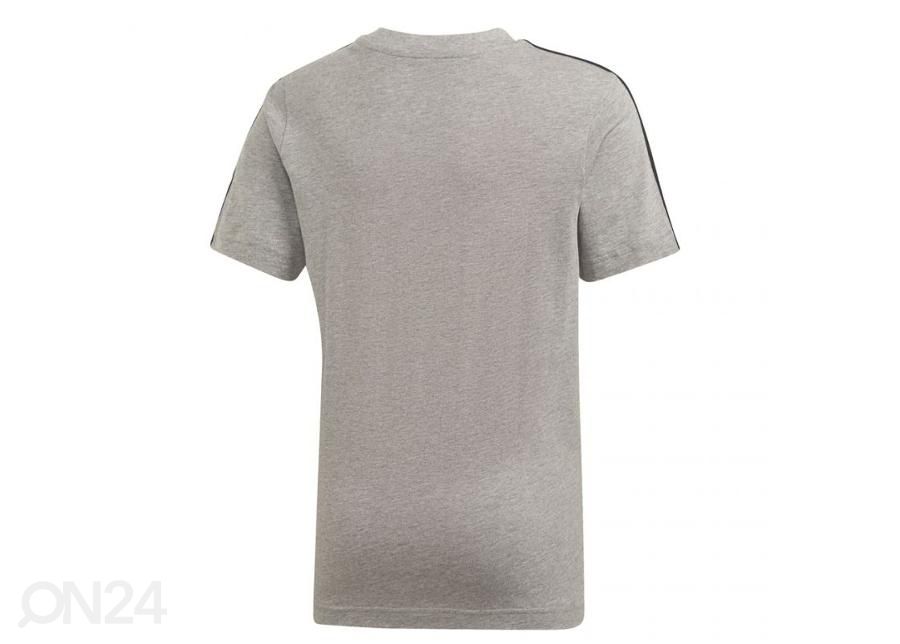 Lasten vapaa-ajan paita Adidas YB Essentials 3 Stripes Tee kuvasuurennos