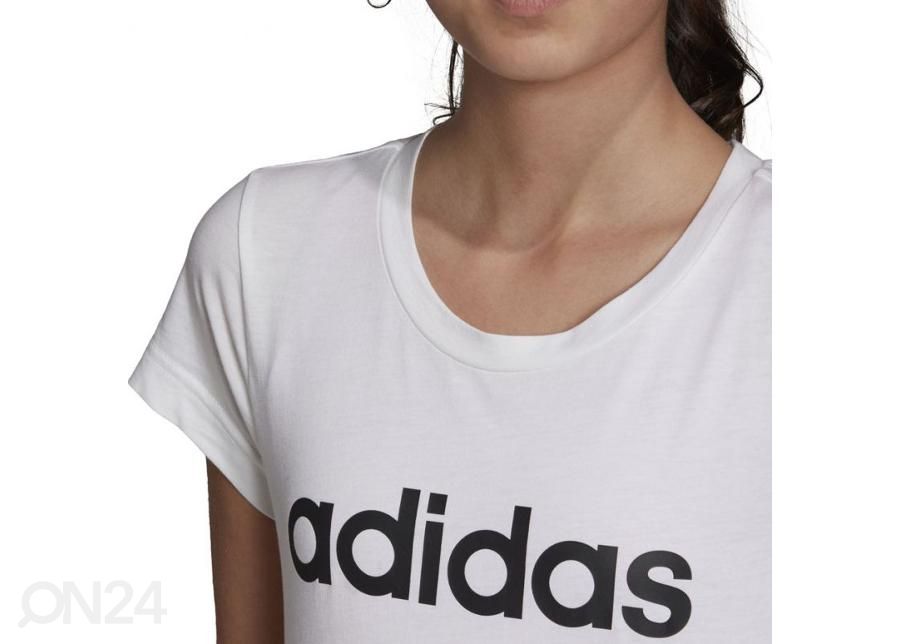 Lasten vapaa-ajan paita Adidas YG E LIN Tee kuvasuurennos