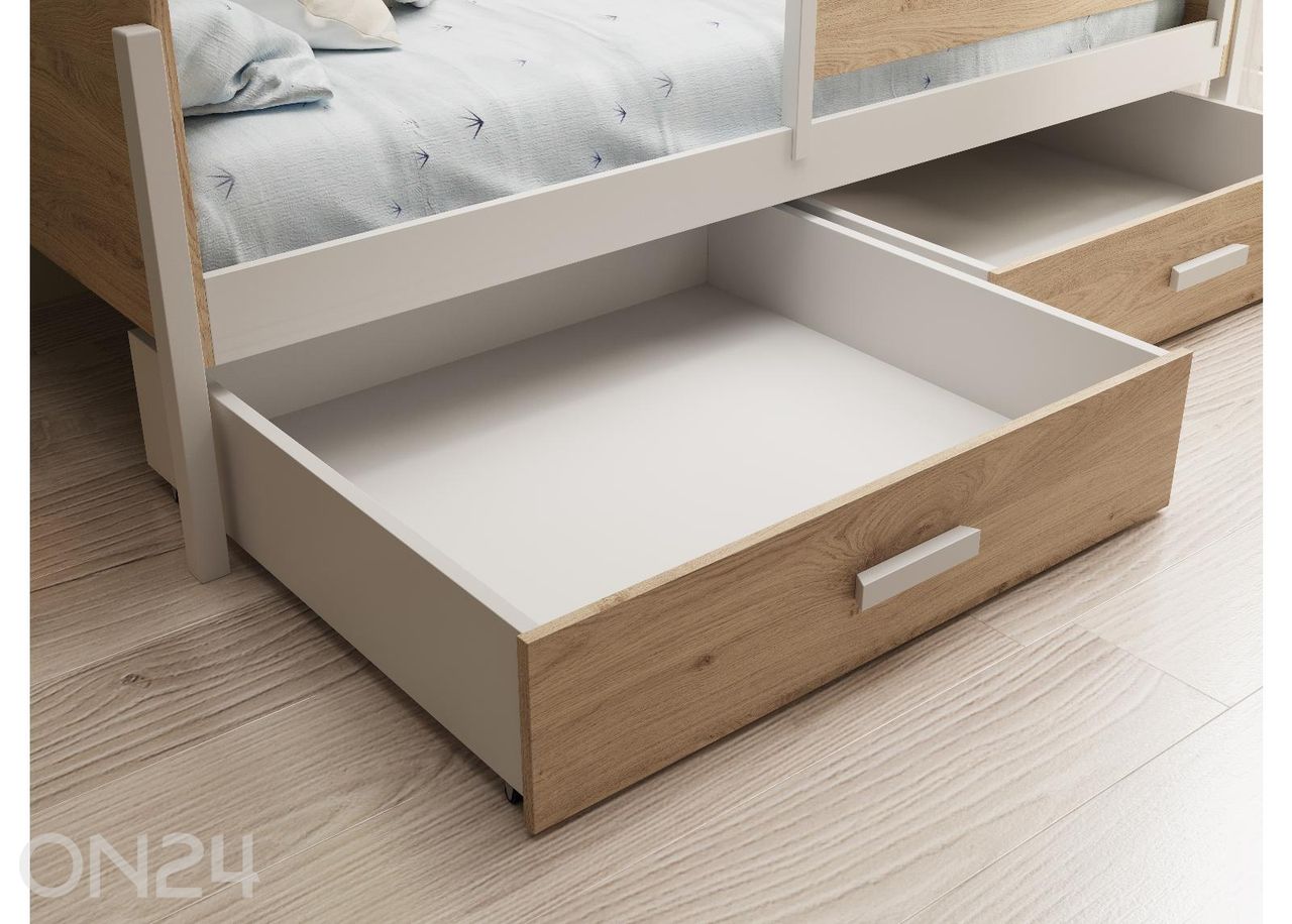 Lastensänky Kalia patjalla, koko 90x200 cm kuvasuurennos